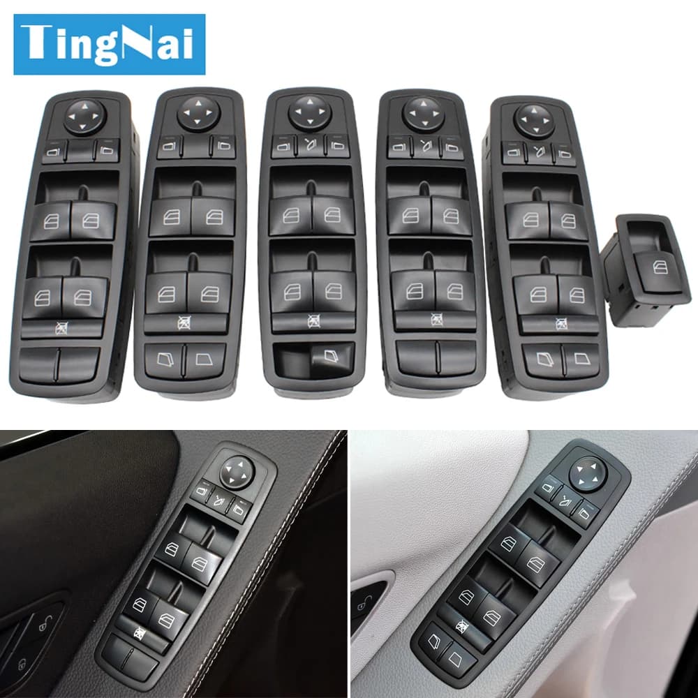 Interruttore di comando alzacristalli auto per Mercedes Benz ML GL R classe W164 W251 2518300590,2518300290,2518300090
