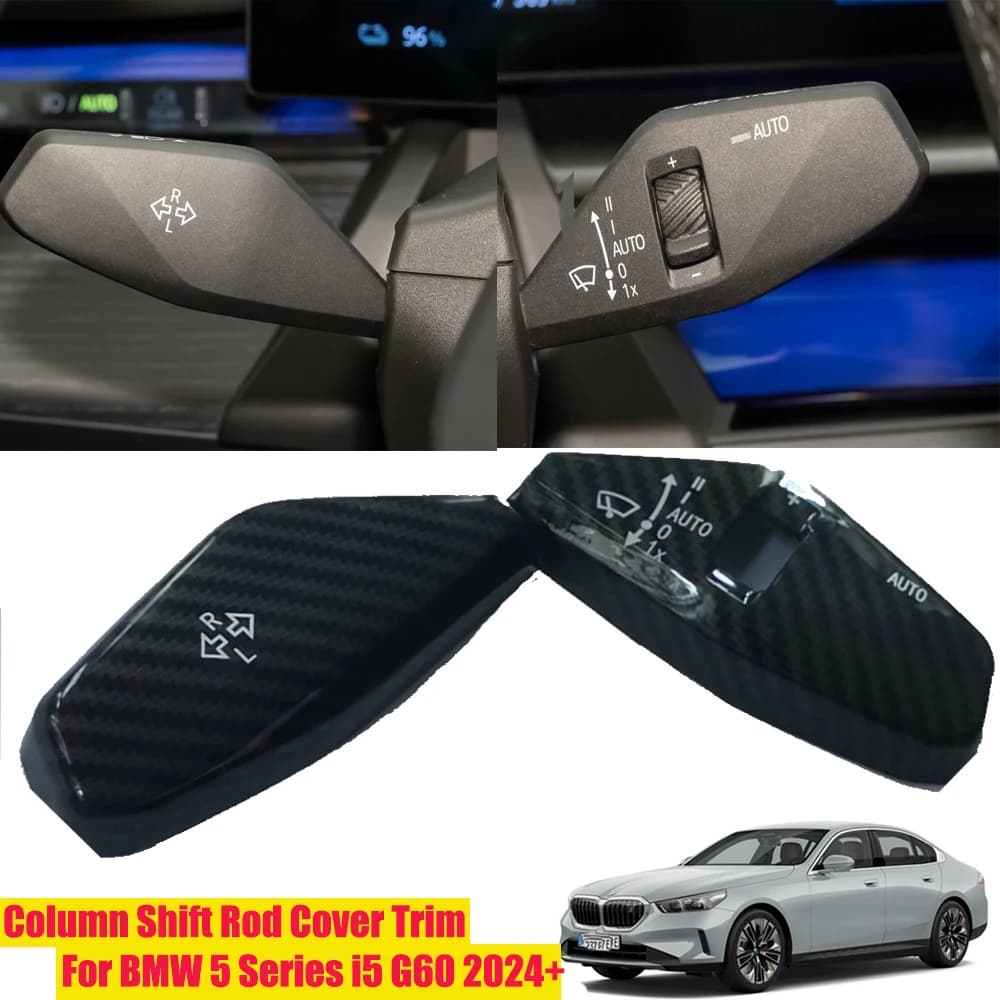 Carwheel Gear Column Cover Windshield Windshield Trim Cruise Switch For BMW Series 5 i5 G60 2024+