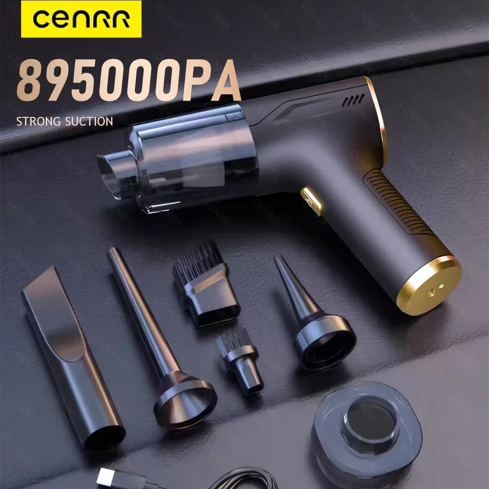CENRR 895000PA Mini Aspirapolvere per Auto, Potente Aspiratore Portatile Senza Fili, Elettrodomestico per la Casa