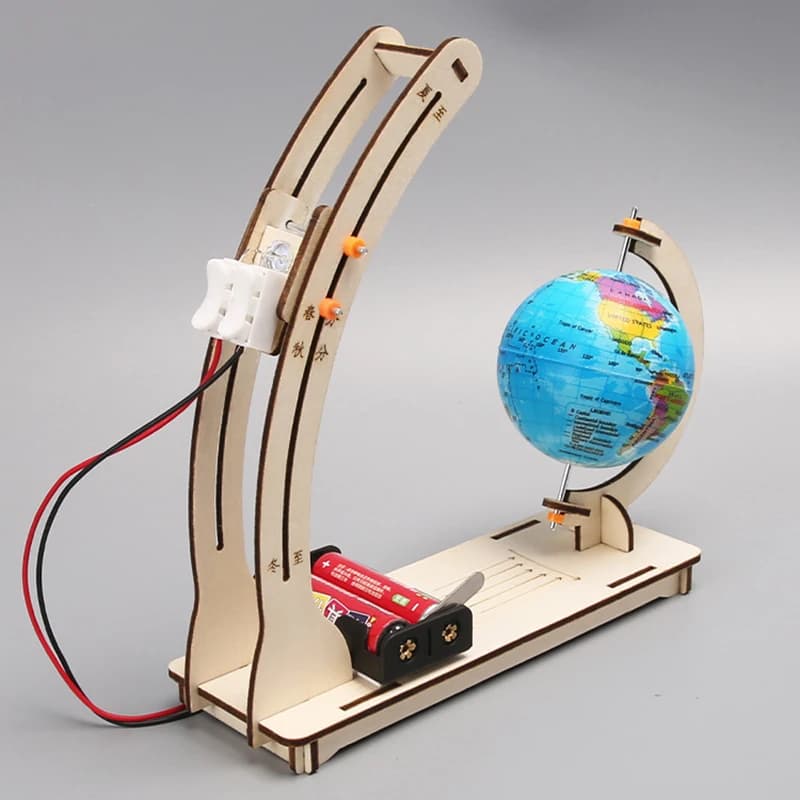 Simulation of alternation day night of the earth scientific toys for children Technology STEM fai-da-te learning physics funny teaching aids toys