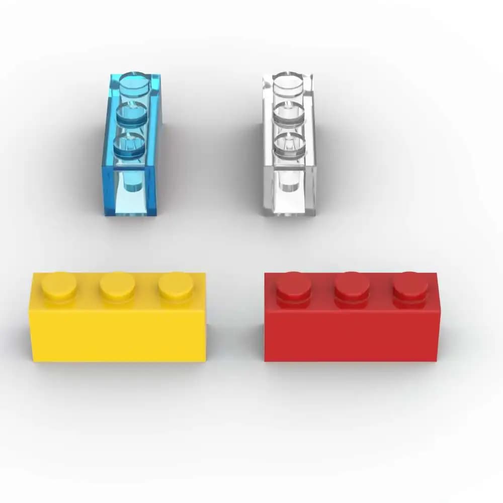 MOC 10PCS Board 3622 1x3 Building Blocks High-Tech Plate Bricks Assemble Educational Particle Idea Toy Children Birthday Gifts