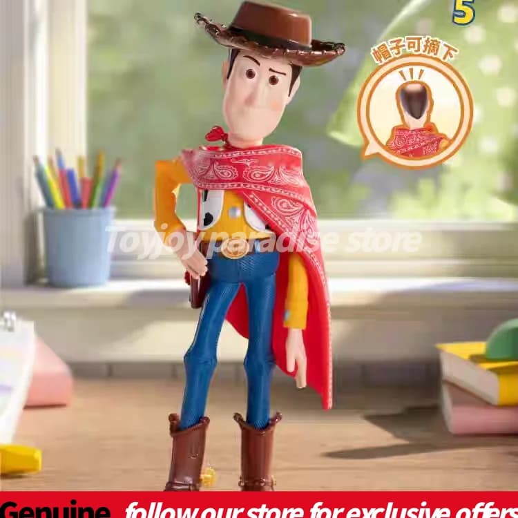 Genuine Toy Story 5 Forever Friends Series Woody Blind Box Cute Detachable Hat Anime Figure Desktop Decoration Collectible Gift
