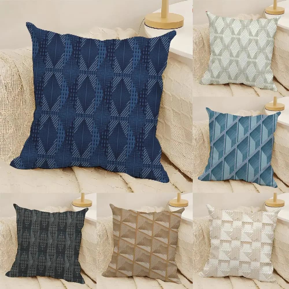 Federa per cuscino M-mitchell alla moda e di lusso, in lino naturale, stampa fronte-retro, decorazione per divano e casa.