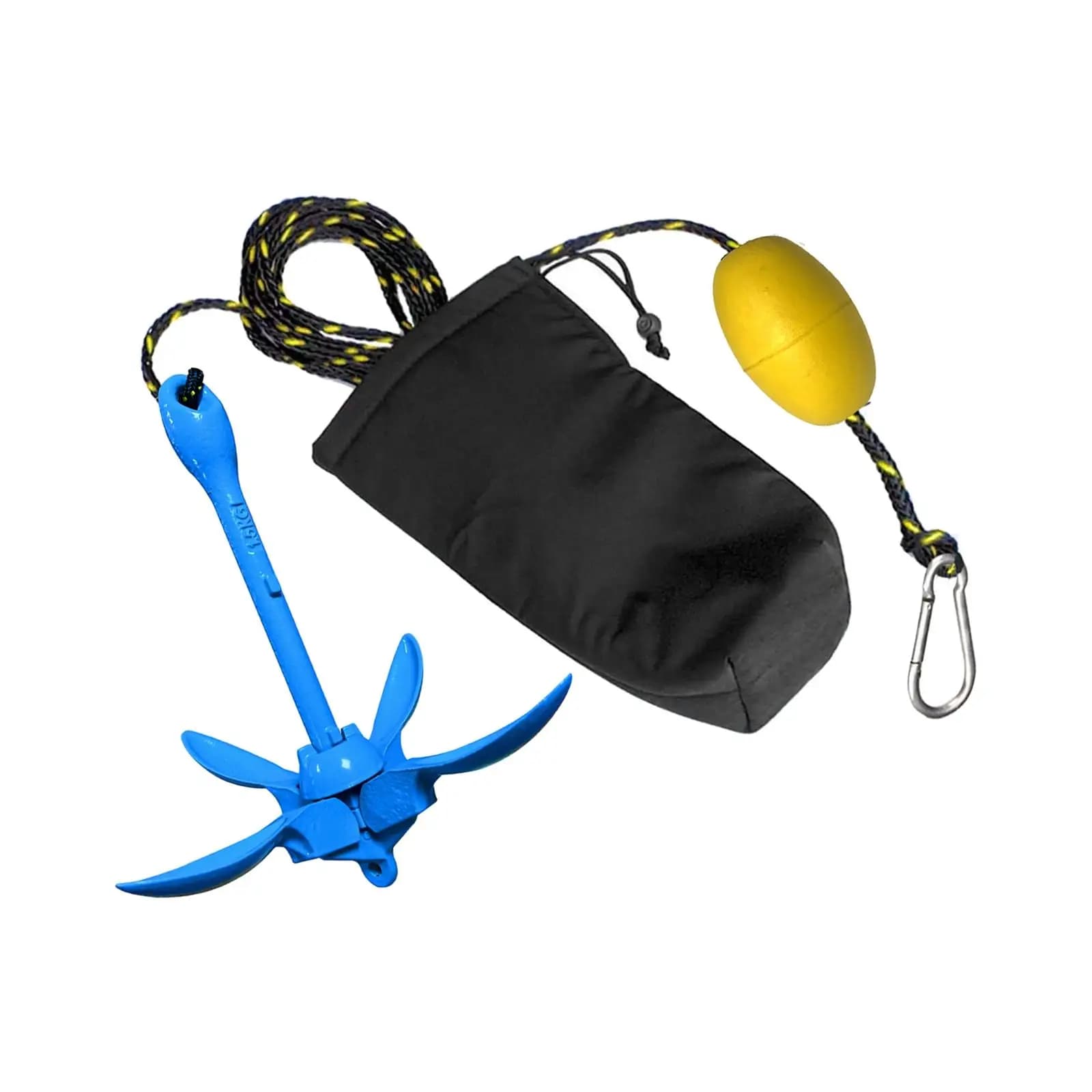 Kit di ancoraggio per puntali portatile Ancoraggio pieghevole Kayak Canoa Corda marina