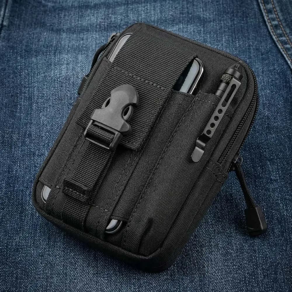 Oxford Cloth Waist Fanny Pack Large Capacity Waterproof Running Sports Belt Bag Multiple Layers Breathable Climbing Belt Bag