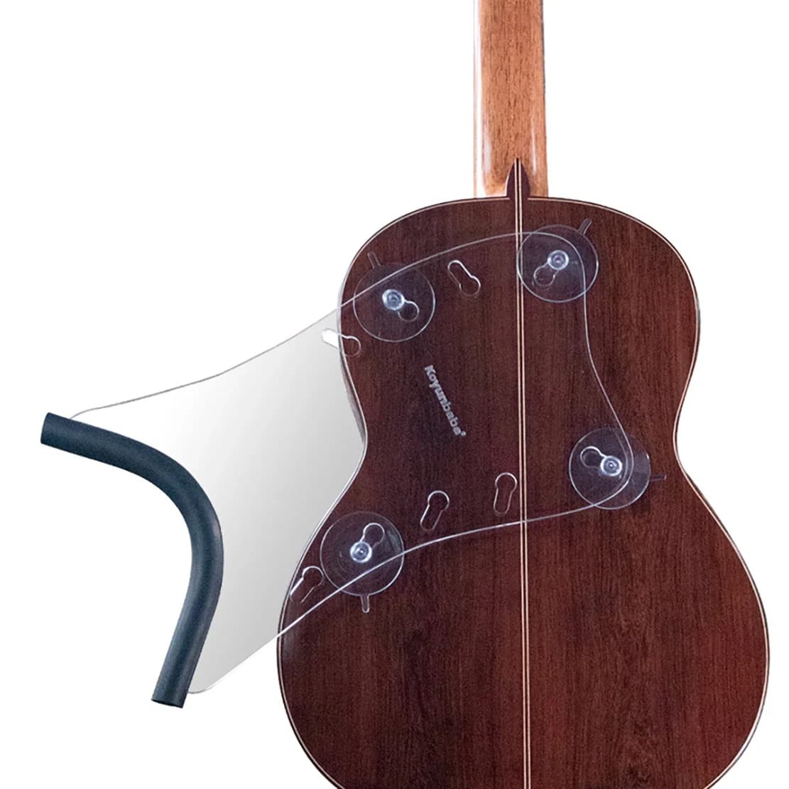 A57T Koyunbaba Supporto per chitarra Supporto per rotazione di aspirazione posteriore per Ukulele/Chitarra acustica classica Flamenco Gioca a sinistra o destra C