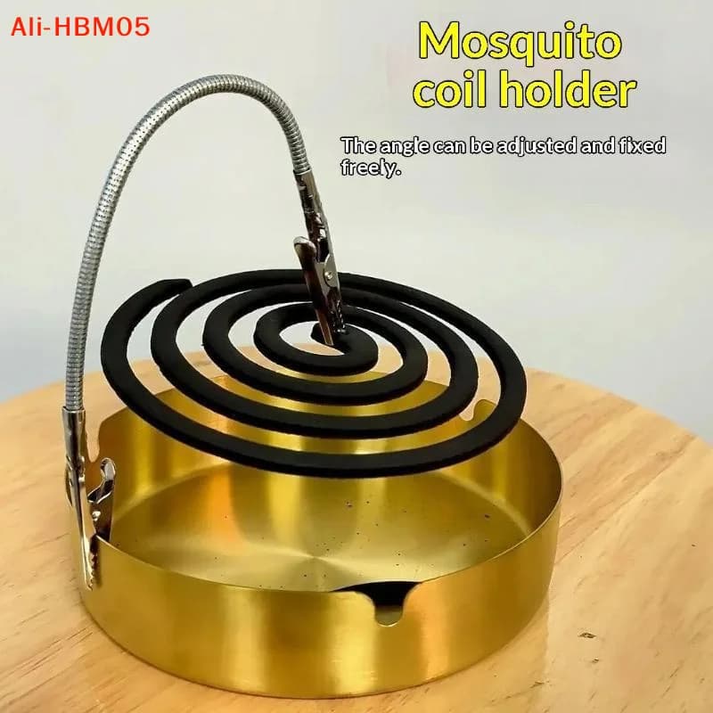 (HB05)1 Pc Metal Incense Clip For Mosquito Coil And Incense Stick Desktop Clamp Garden Tool Fragrance Diffuser Home Decor