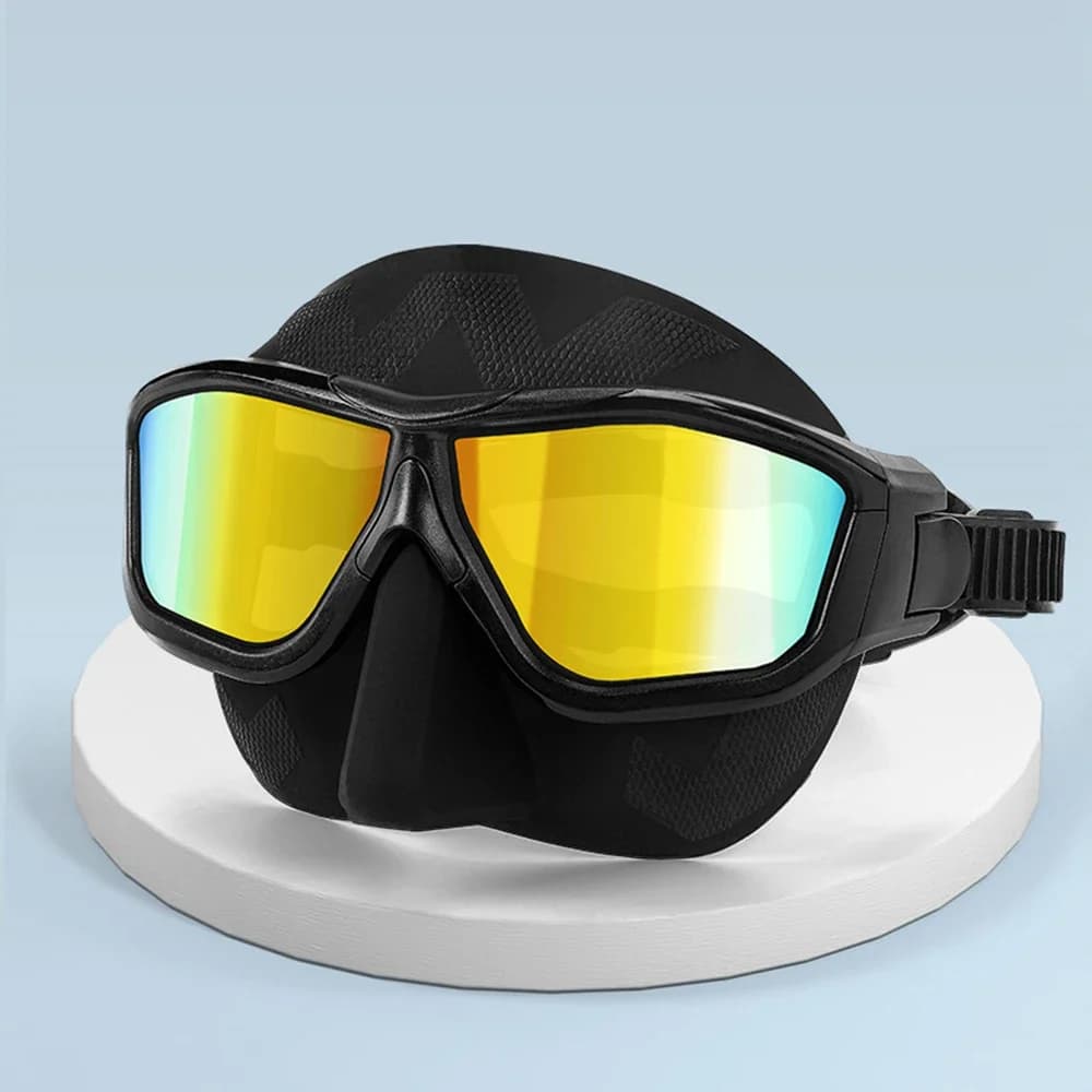 Professional underwater mask anti-fog diving mask HD with big frame Snorkeling equipment Diving glasses mask with large full face frame