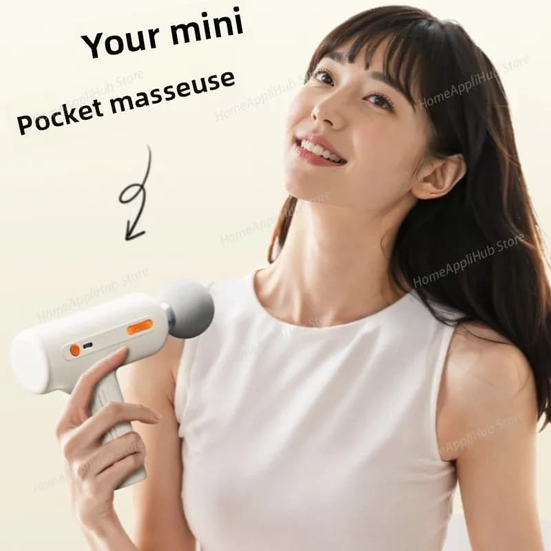 Fascia Gun Rilassamento muscolare Massaggiatore Mini pistola muscolare Collo Afferrare Muto elettrico maschile e femminile Grado professionale