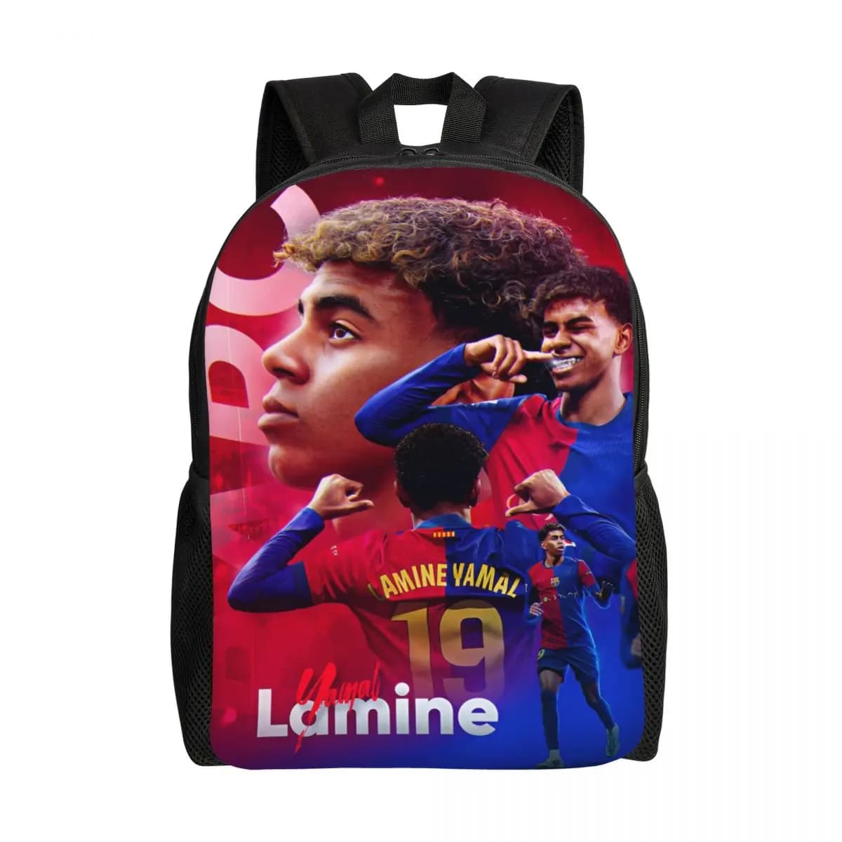 Zaino per bambini Lamine Y-Yamal per bambini Ragazze Ragazzi Zaini sportivi da calcio Borsa da scuola per bambini Kawaii per asilo nido