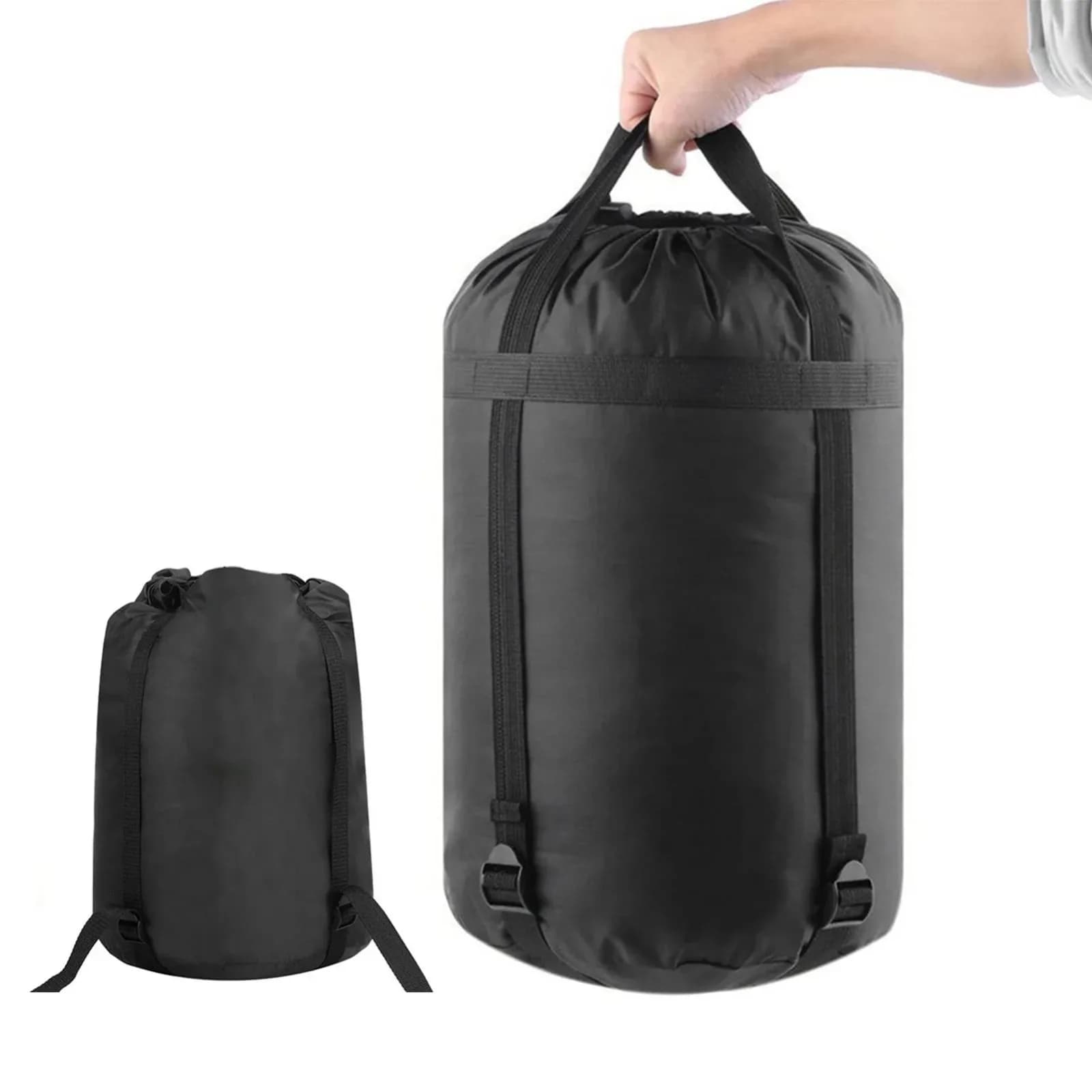 46L sleeping bag Nylon waterproof compression light compact bags for camping outdoor hiking travel