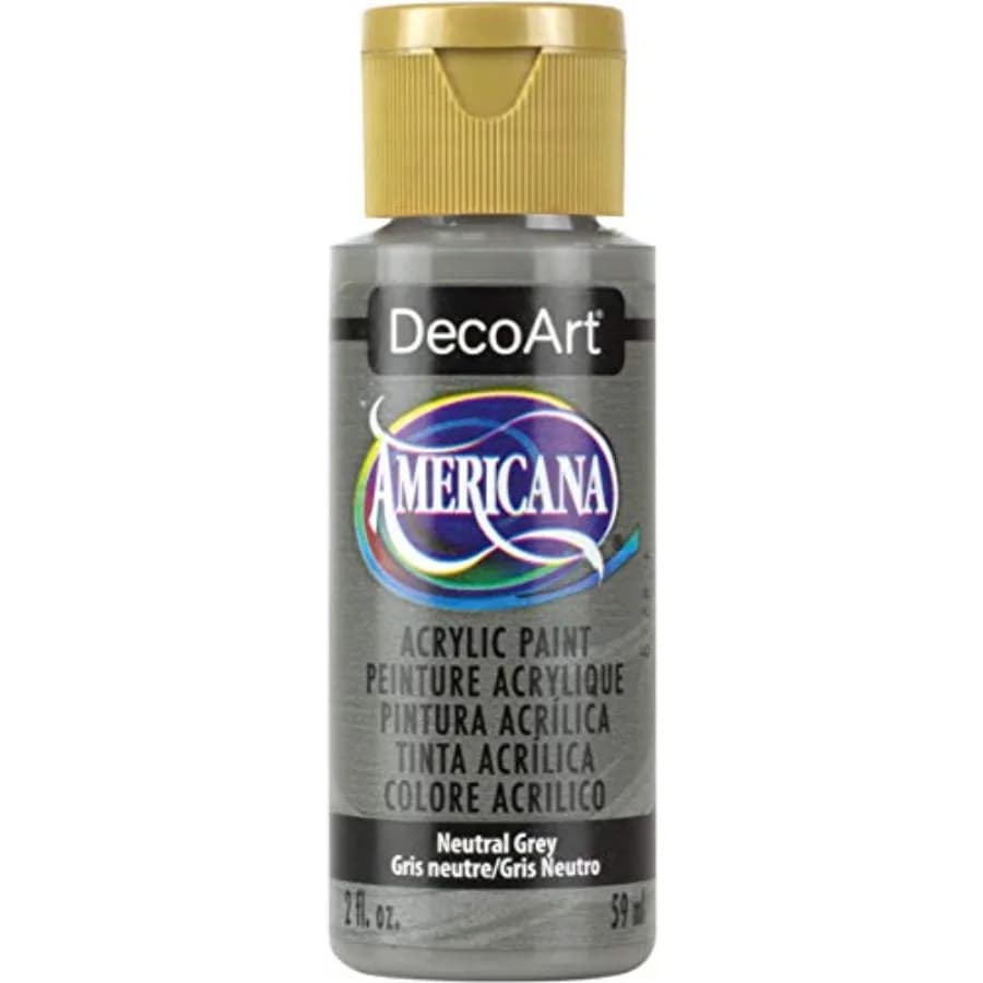 Americana Acrylic Paint, 2-Ounce, Neutral Grey