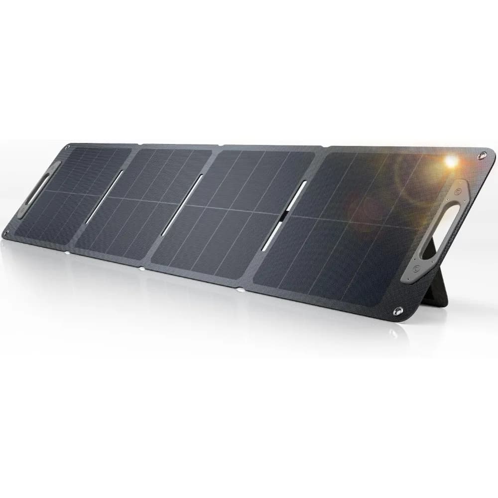 Pannello solare portatile da 120 W ad alta efficienza per generatore di centrali elettriche, leggero 5,7 libbre, 25% di efficienza, impermeabile IP65, 20 V