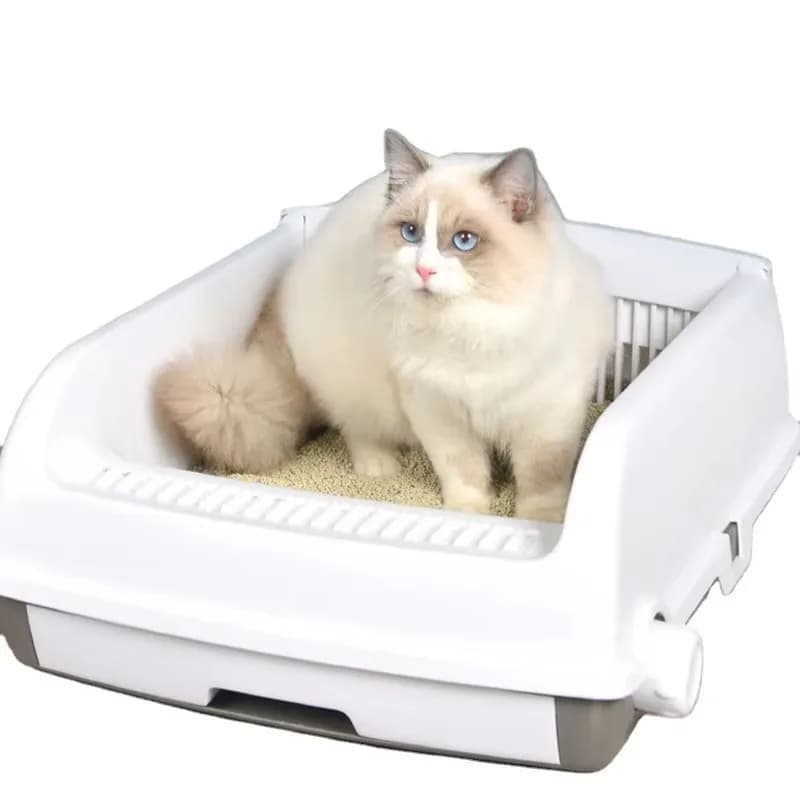 Lettiera per Gatti Automatica Portatile e Rimovibile con Pulizia Rapida