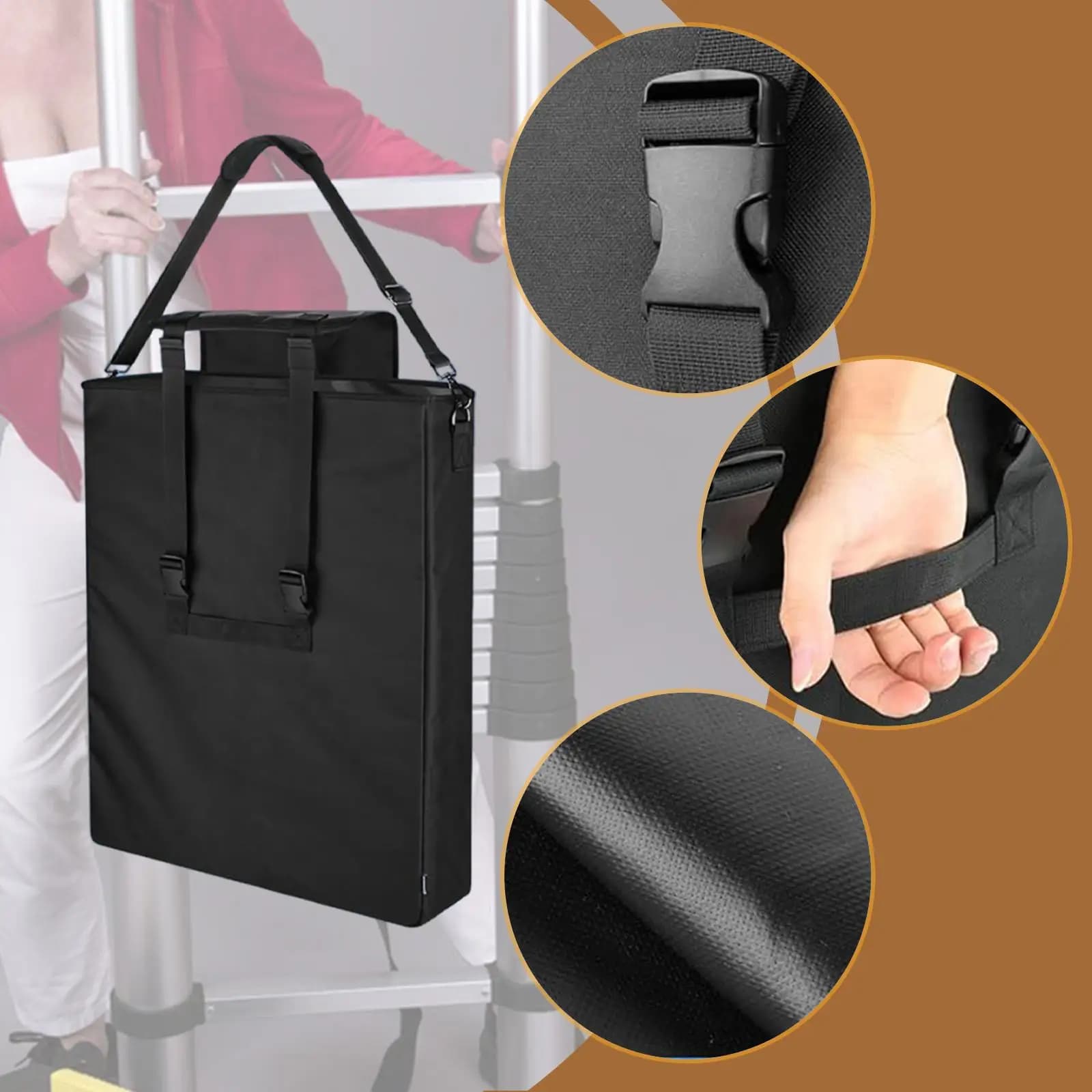 Multifunctional Engineering Ladder Carrying Case Dust Protector Extension Ladders Bag Portable Organizer for Outdoor Use