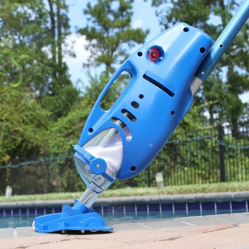Max Power Cordless Handheld Pool Vacuum for Deep Cleaning Strong Suction Hoseless Swimming Pool Cleaner Rechargeable for