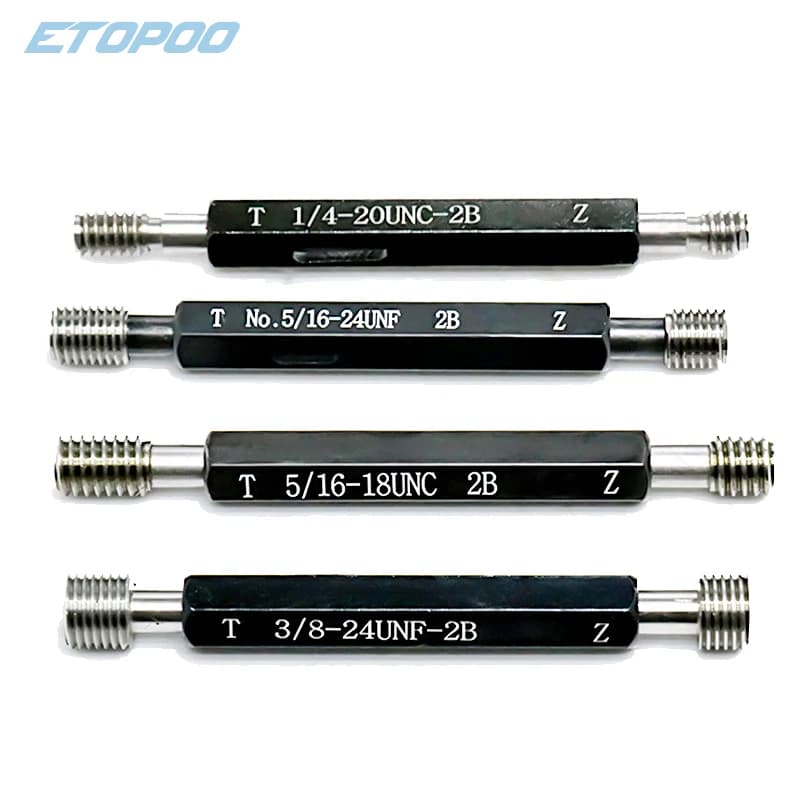 Unified Coarse Thread Plug Gauge UNC 1-64 2-56 3-48 4-40 5-40 6-32 8-32 10-24 12-24 Unified Fine Thread Gage UNF 1/4 5/16 3/8-24