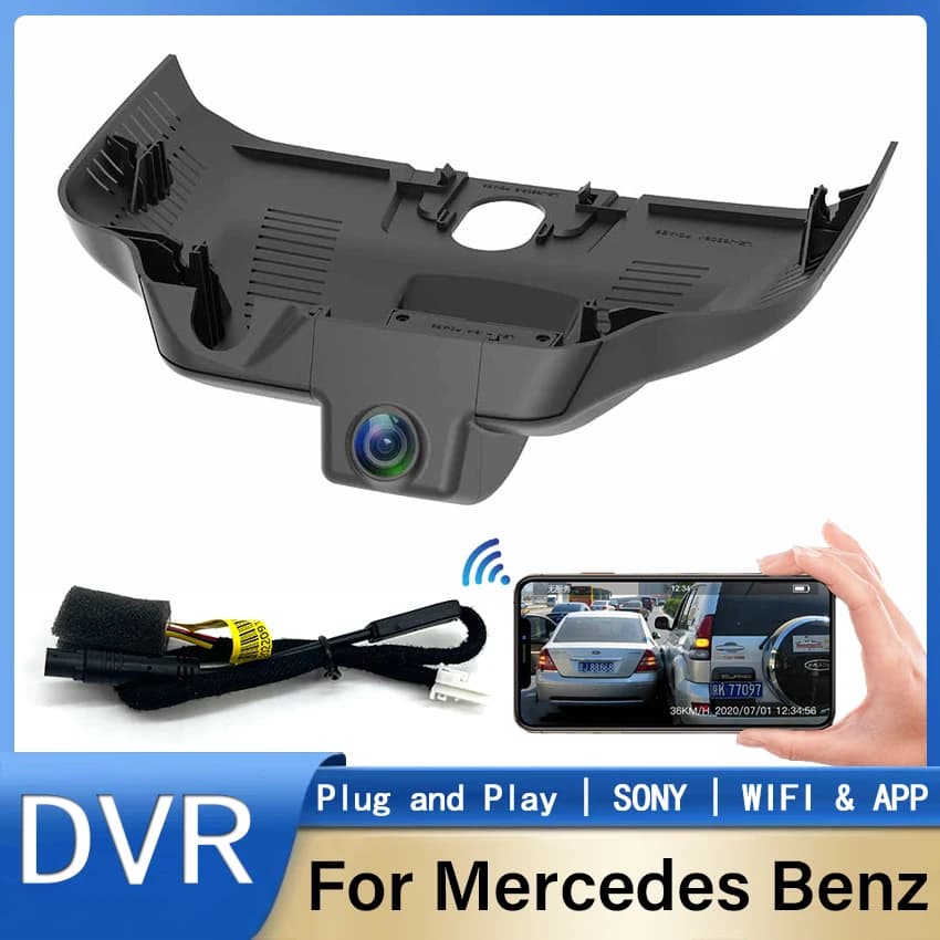 Dashcam Per Mercedes-Benz EQA 250 300 4MATIC EQA250 EQA300 2021-2023 Dash Cam Anteriore Telecamera Posteriore DVR Plug and Play Videoregistratore