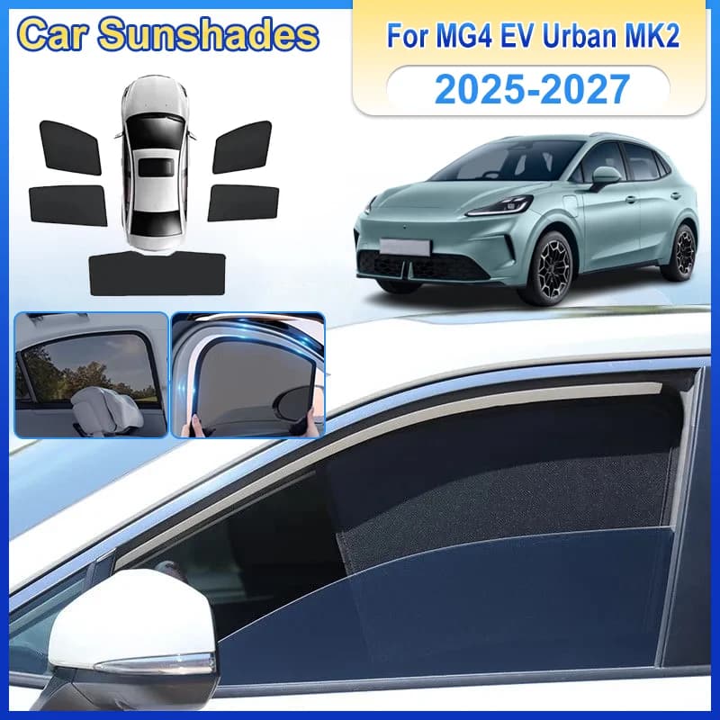 Parasole Personalizzati per MG4 EV Urban Accessori MK2 2025 2026 2027 Tendine Parasole Finestrini Protezione Solare Visiere Parasole Tende Privacy Anti Zanzare