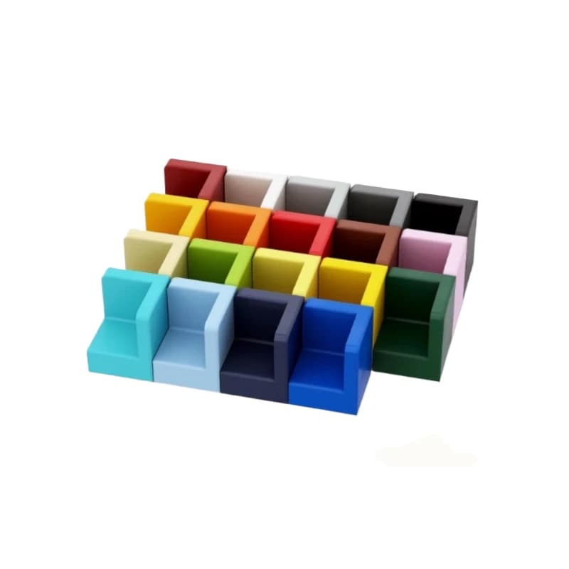 30pcs MOC compatible assembled particles 6231 panel 1 x 1 x 1 corner building blocks DIY educational high-tech children's toys