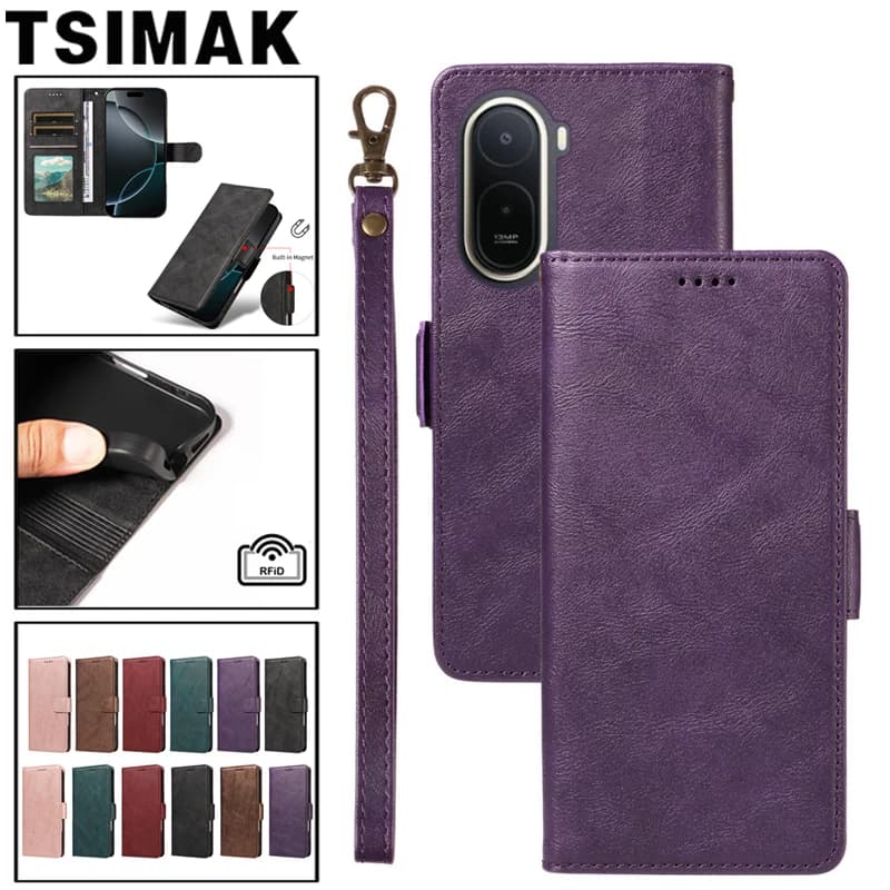 Wallet Case For Redmi A7 Pro A5 A3 A1 A2 Plus Flip Cover For Xiaomi Redmi Note 8 8T A7 Pro A 7 A7Pro Leather RFID Blocking Coque