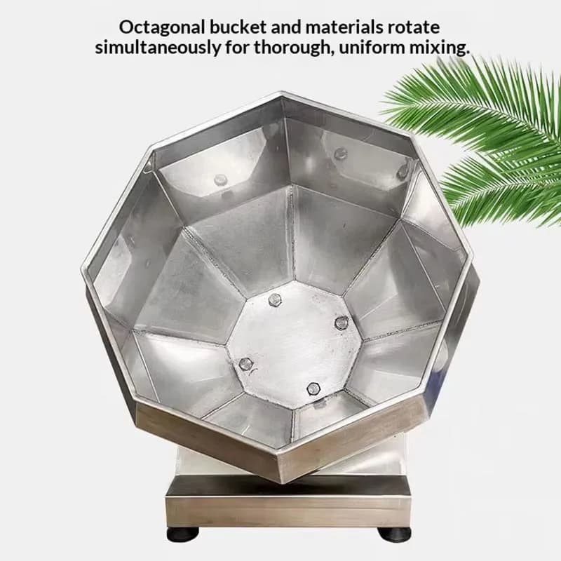 Food mixer with Rotating Octagonal Drum