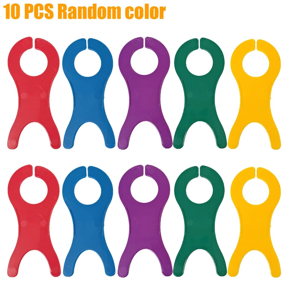 10 PZ Colorato Grande Plastica Punto Croce Avvolgimento Bordo Bobina di Filati Bobina di Filo Per Maglieria Cucito Crochet Tessuto Avvolgitore Strumento