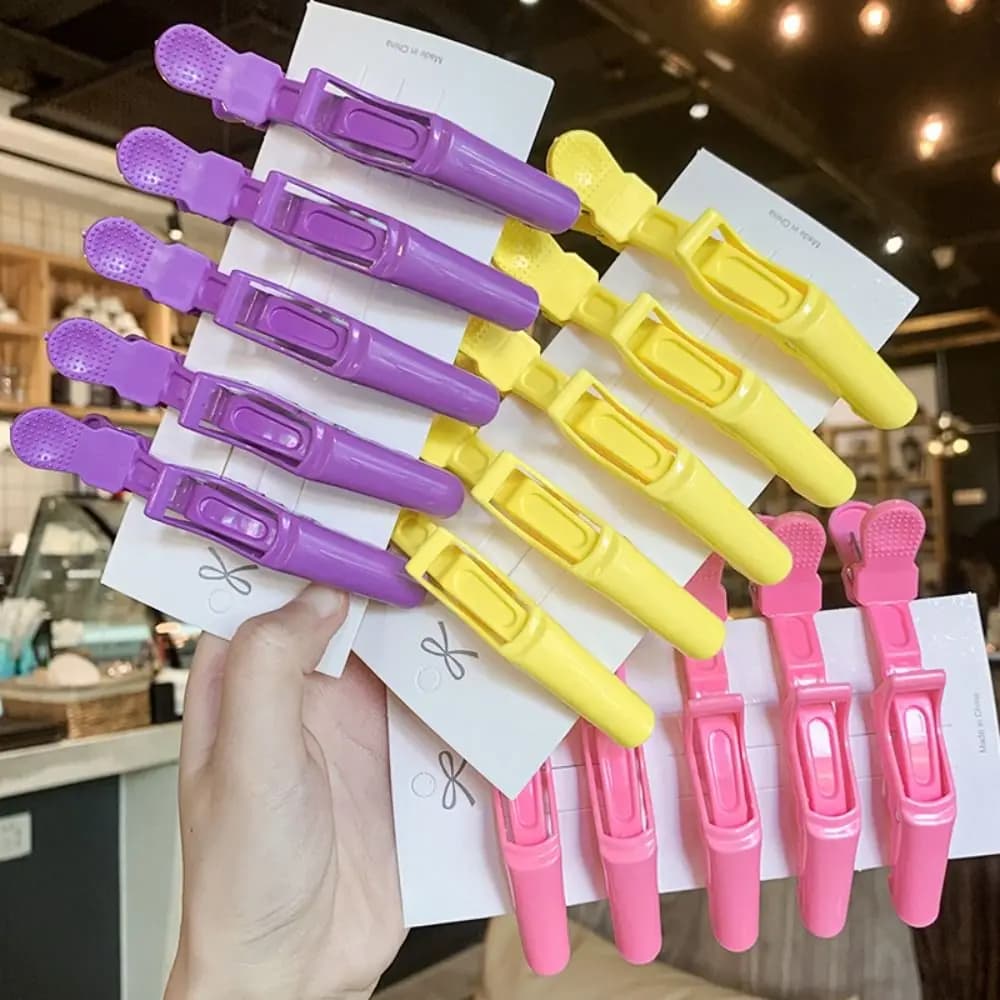 Colorful Alligator Hair Clips Styling Tools Salon Hair Barber Accessories Hair Styling Tools Professional Crocodile Hairpins
