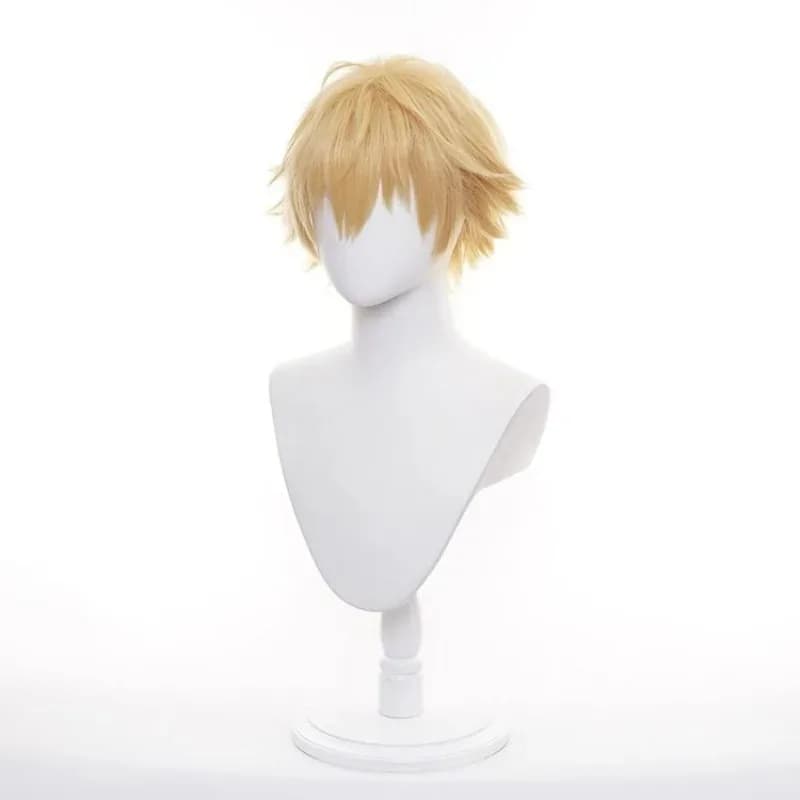 Chainsaw Man Denji Cosplay Sintetico Corto Riccio Anime Coser Ragazza carina Parrucca in fibra resistente al calore Halloween s;3'c,5.y;8'v,