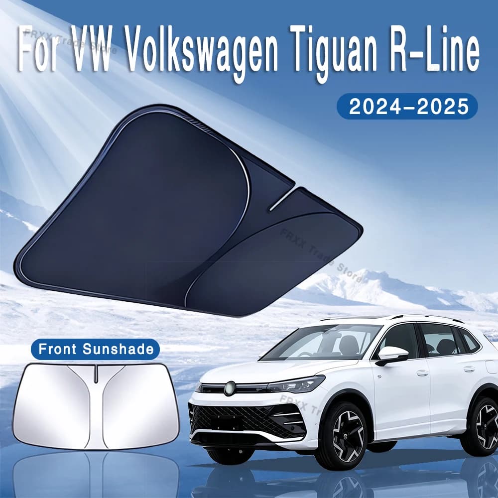 Per VW Volkswagen Tiguan R-Line 2024 2025 MK3 Auto Visiera Parasole Parabrezza Anteriore Parasole Isolamento Termico Estate Accessori Auto