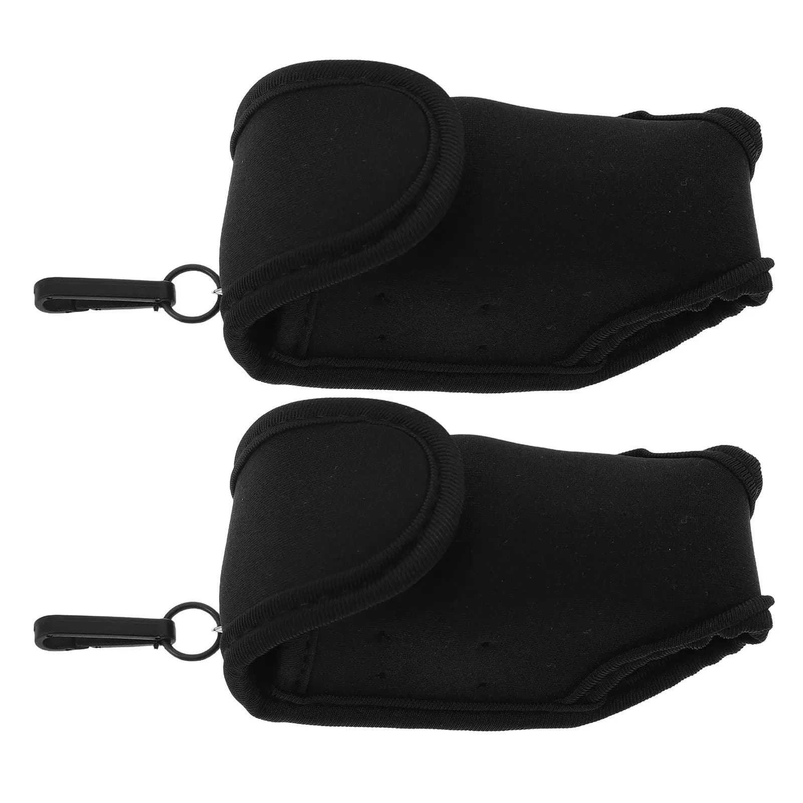 Set di 2 Borse Porta Palline da Golf Blu, Compatte e Portatili, Organizzatore da Cintura, Custodia Protettiva da Viaggio