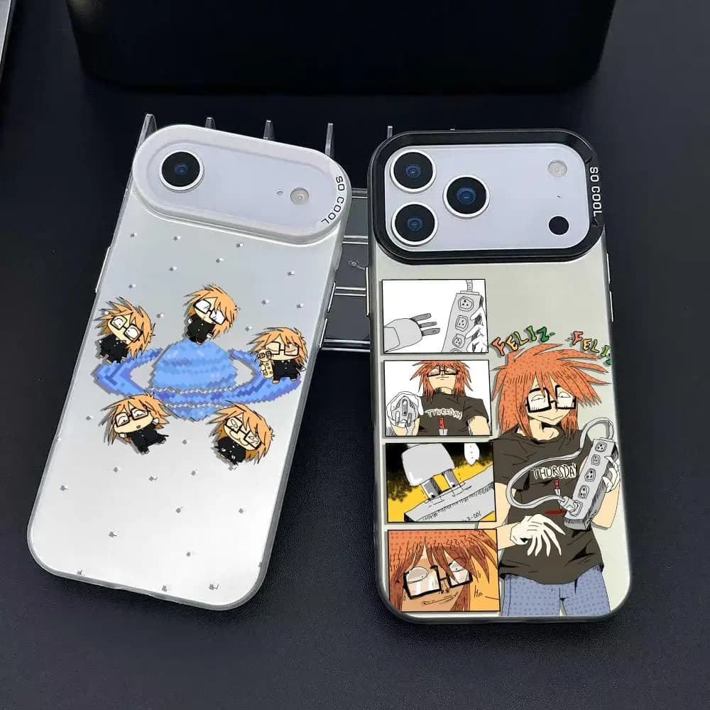 R-Randals F-Friends Phone Case for iPhone 17 16 15 14 13 12 11 Pro Max Air Matte Laser Aurora Shock Absorber