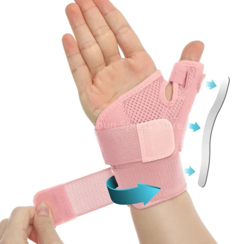 Polso Thumb Support Brace Splint cinturino ortopedico per polso mano pollice stabilizzatore adatto sia a destra sinistra per uomo donna