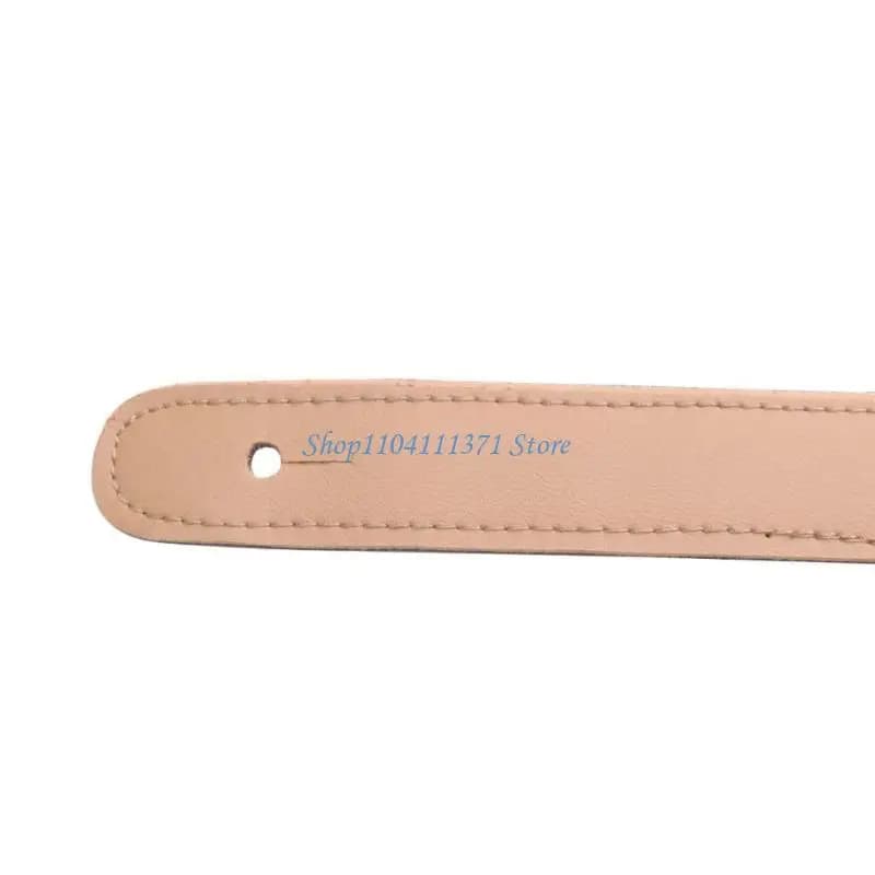 P9FC Tracolla per chitarra universale in pelle PU per basso ukulele Tracolla per chitarra tipo pesante Tracolla in pelle per
