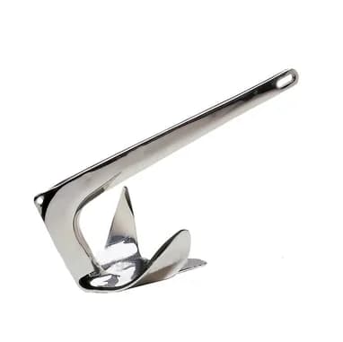 7.5kg Hot Sale High Polishing Mirror Surface Stainless Steel 316 Marine Boat Bruce Anchor for Yacht