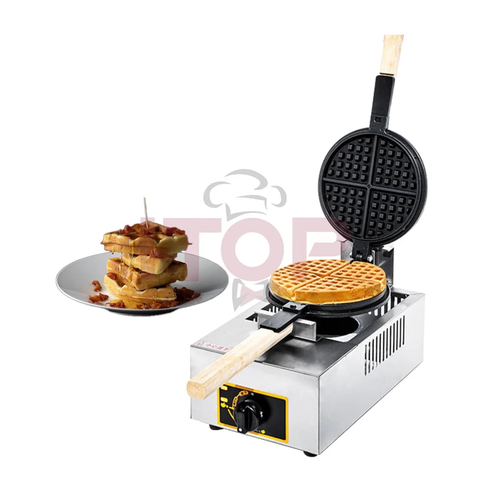 Macchina multifunzionale per cialde a bolle di gas, stampo per torta, cono gelato, con doppie piastre