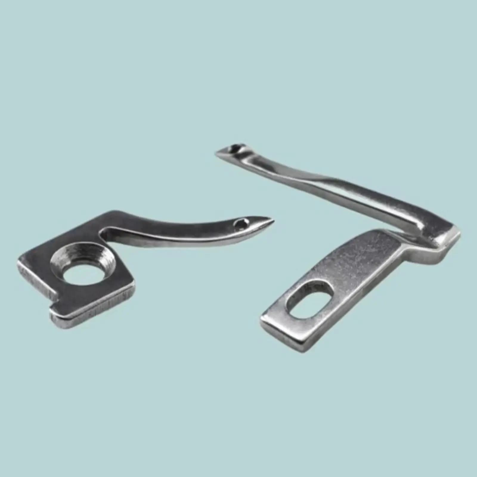Kit di anse superiori e inferiori in acciaio robusto per macchina da cucire overlock a 4 fili, facile installazione