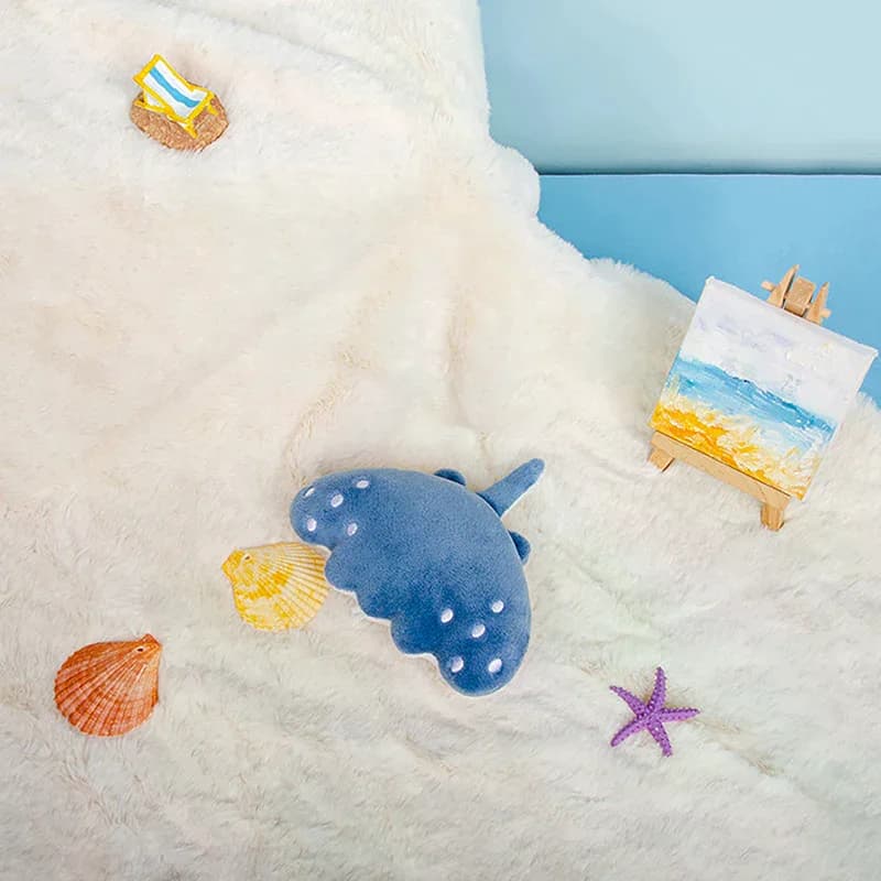 1 pz. Giocattolo Bambola Cartone Animato Animale Marino Raggi di Manta Peluche Ornamento Ciondolo Portachiavi Regalo per Bambini e Ragazze