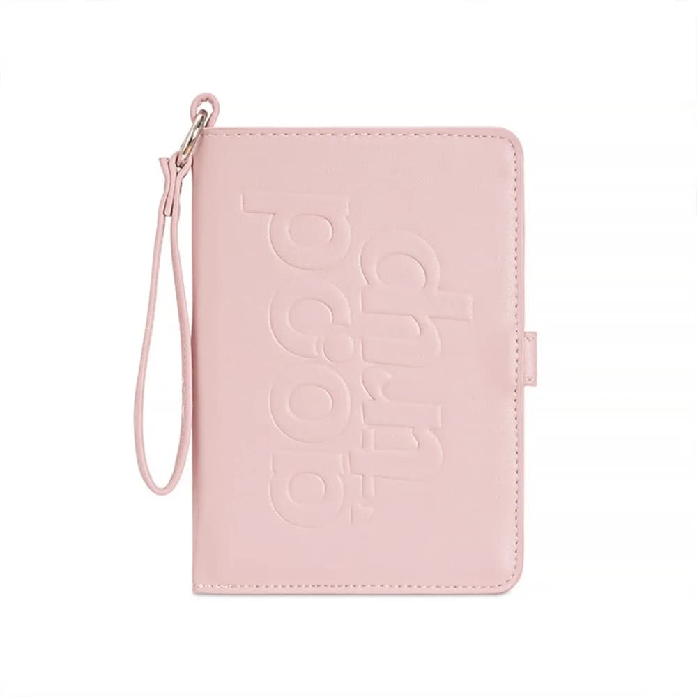 Creative Card Holder PU Passport Bag Hanging Rope Passport Cover Travel Wallet Ticket Holder Card Case Card Storage Bag Men
