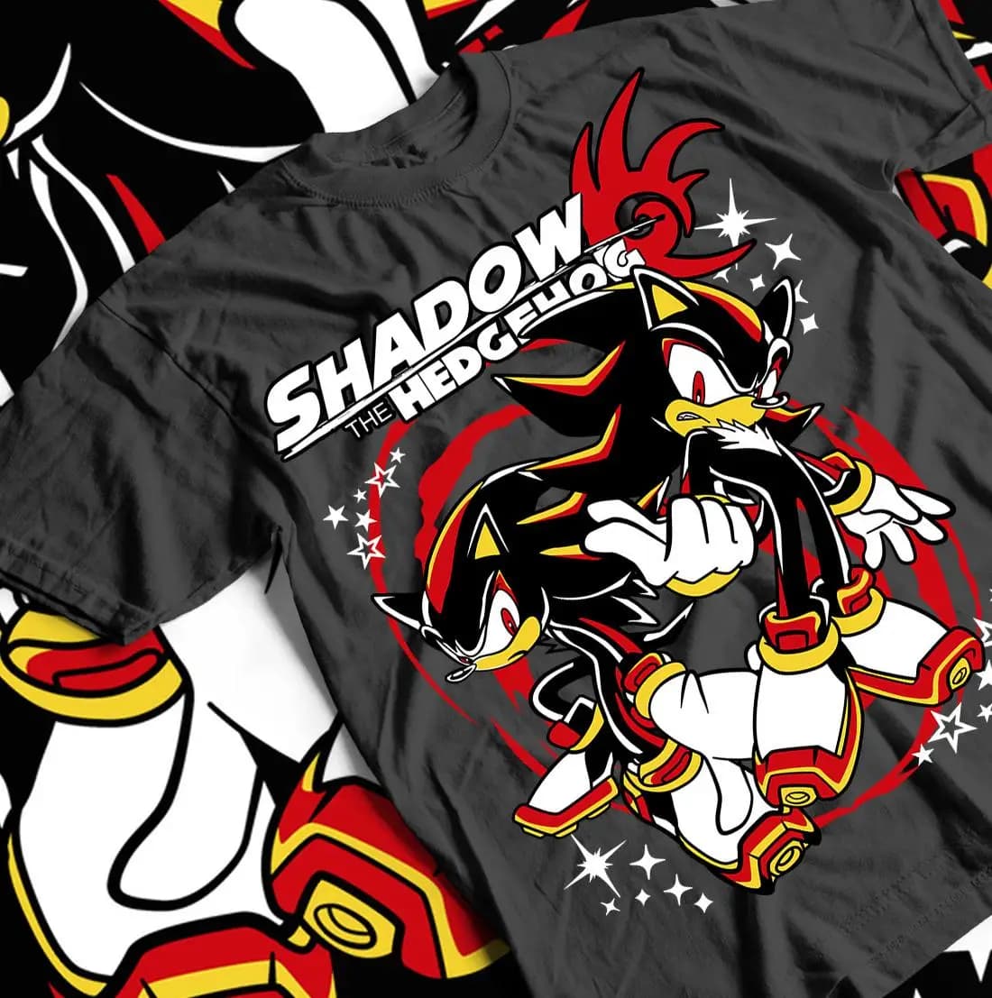 T-shirt Hedgehog Shadow Game Legendary Clothing, top casual comodi e alla moda per uomo e donna, in puro cotone estivo