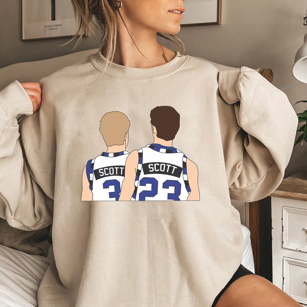 Natan and Lucas Scott felpa OTH Shirt felpa con cappuccio Pop Culture Shirt Hill Tee Scott Body Shop Top felpe a maniche lunghe