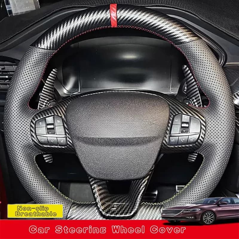 Custom Hand Sewn Carbon Fiesta Car Cover for Ford Focus ST ST-Line Fiesta ST ST-Line 2018-2020 Car Accessories