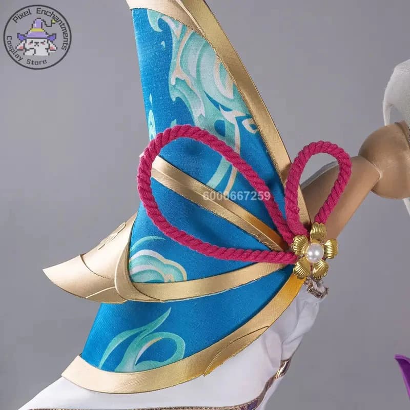 v;7,e\6'Top Game Spirit Blossom Cosplay Costume Anime Lux Popular Role Playing Dress for Women Adult Comic Con Halh;3,p\5/