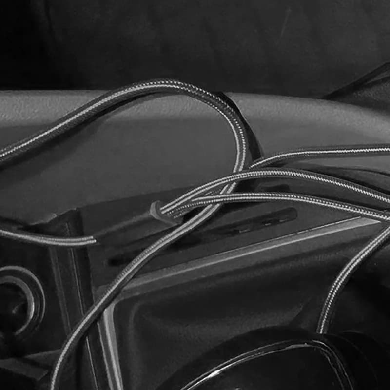 Set di 8 Protezioni per Cavi Interni Auto, Clip Universali per Coprire Fili Nascosti, Organizzatore per Cavi Dati, Accessori