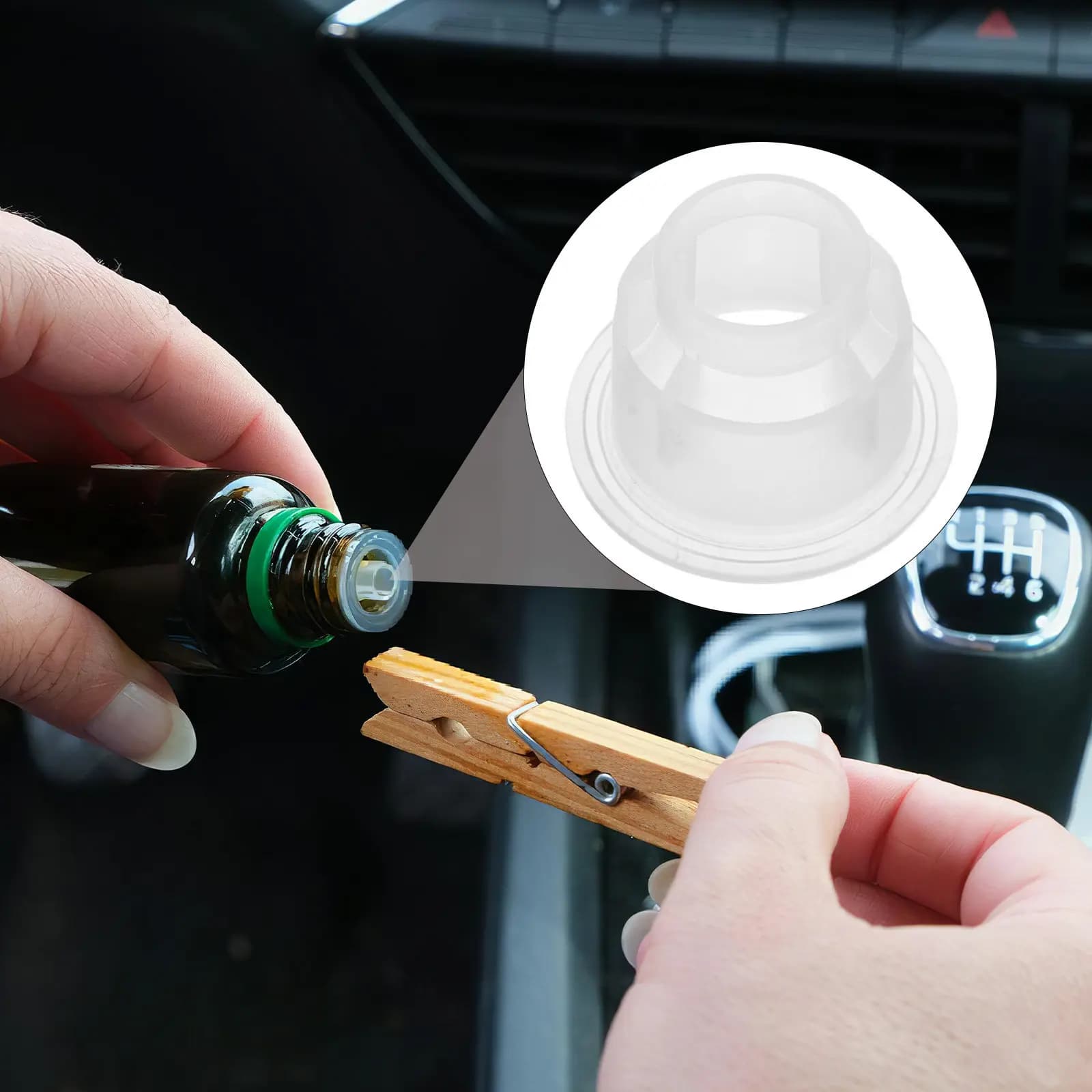 200Pcs Aromatherapy Bottle Plugs Essential Oil Cap Stopper for Car Diffuser Reeds Replacement Perfume Bottle Lid