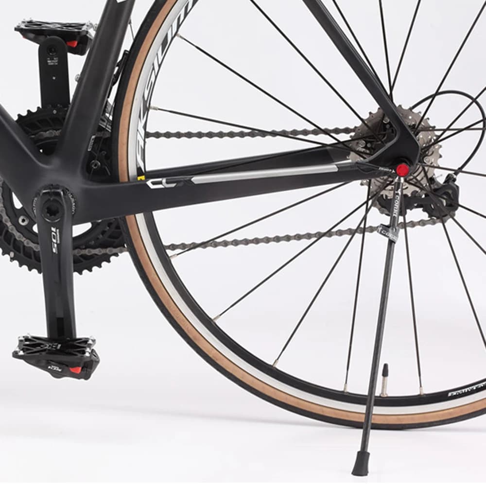 MTB Carbon Fiber Ultralight Road Bike Rider Car Parking Stand for Mountain Bike Side Stand for Stainless Steel Cavalry
