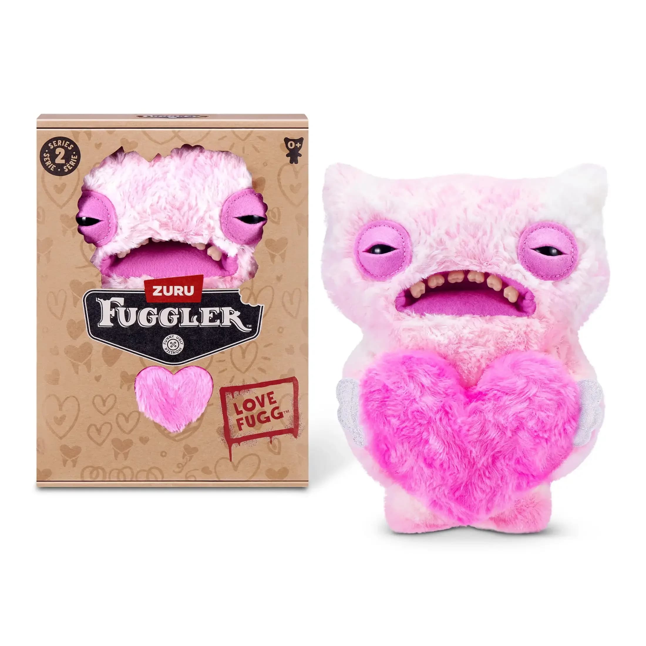 Fuggler Love Ugly Teeth Monster Wide Eyes Weirdo Doll, Giocattoli di peluche morbidi, Animali di peluche, Peluche da collezione, Love 22CM