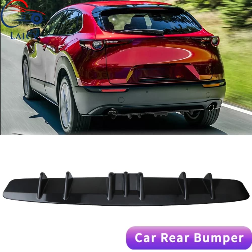 LAICY 84 CENTIMETRI For Mazda CX-30 CX-50 Auto Rear diffuser For bumper Lip Splitter Spoiler Frame Lip Deflector Lip Carbon Kit