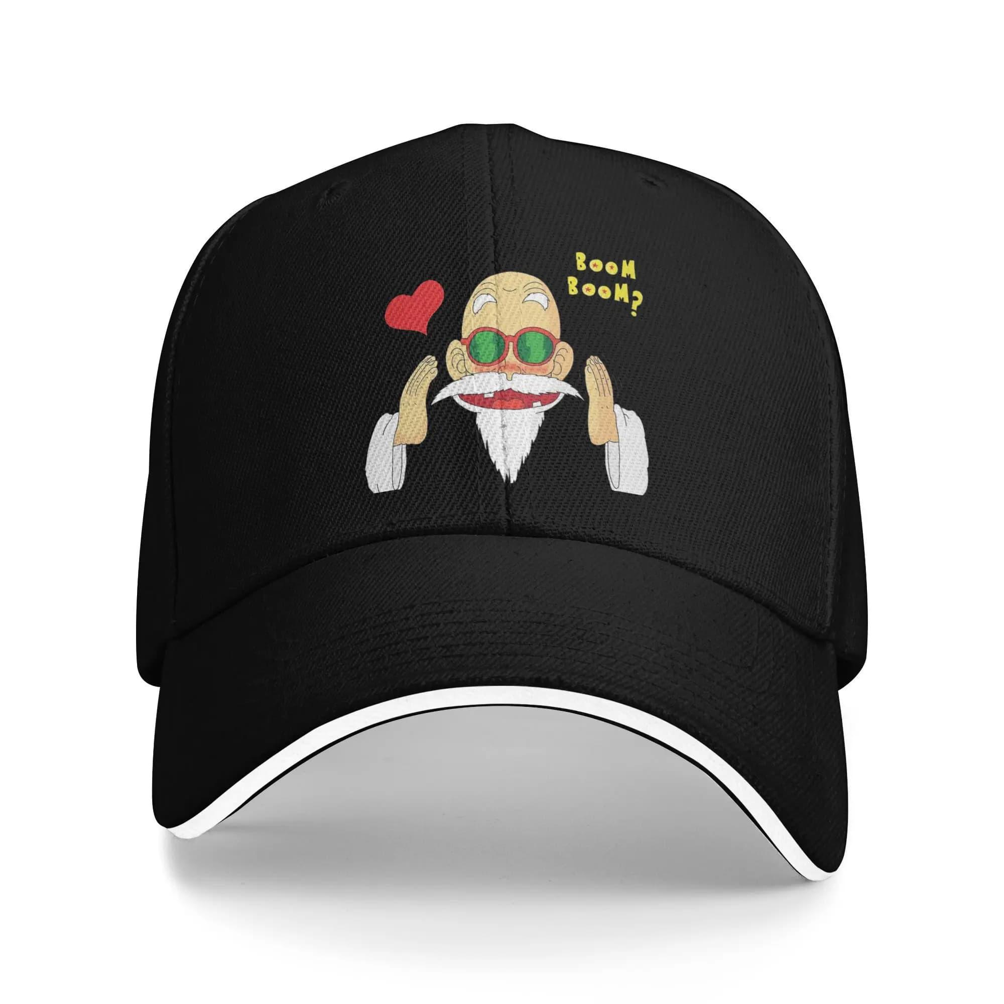 Casual BOOM BOOM DragonBall Master Roshi Berretti da baseball Stile unisex Snapback Cap dragon ball Golf quotidiano Cappellini da sole regolabili