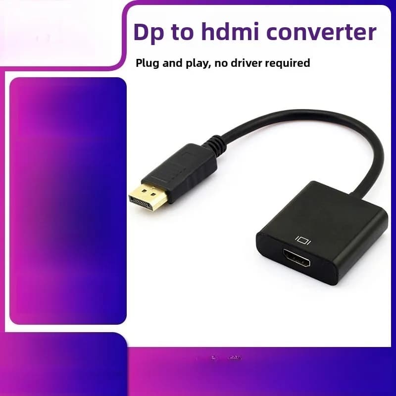 Cavo adattatore da DP a HDMI VGA per convertire la scheda grafica del computer in monitor esterno